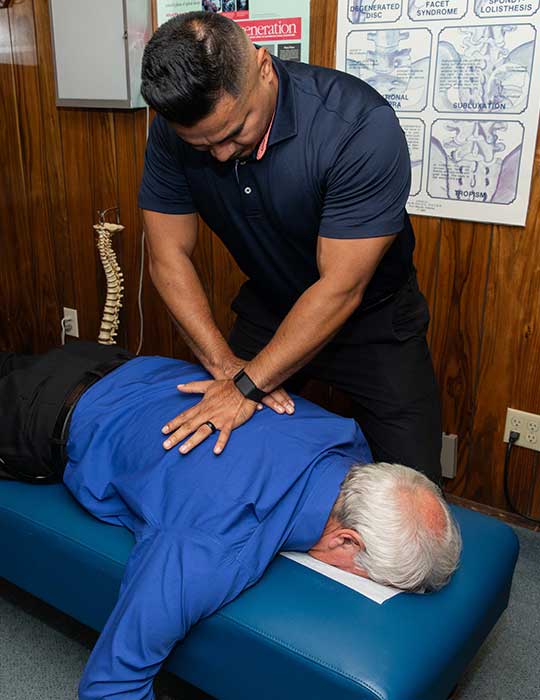 chiropractic adjustment